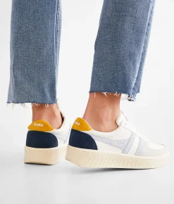 Gola® Grandslam Trident Sneaker White Sun Foxglove Discount