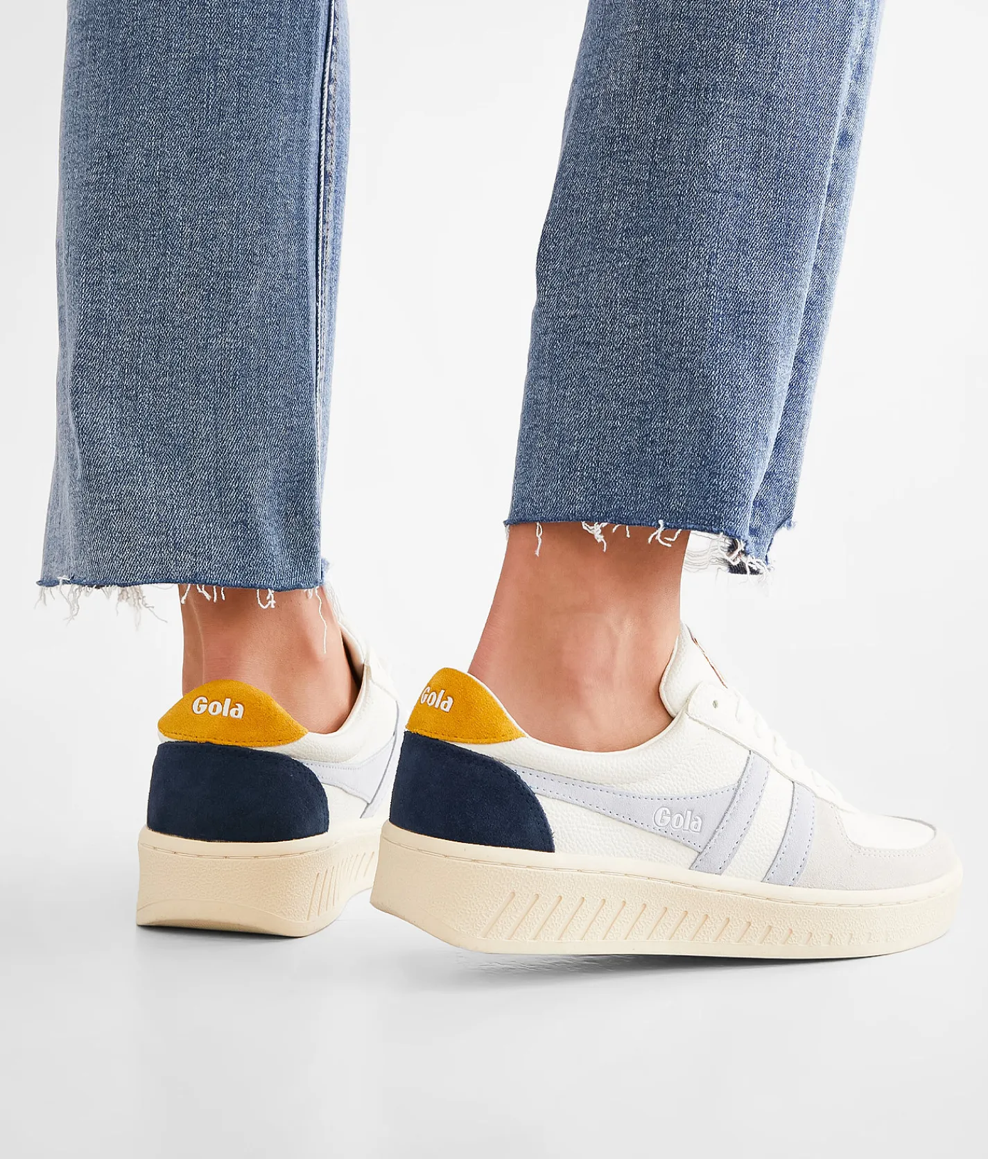 Gola® Grandslam Trident Sneaker White Sun Foxglove Discount