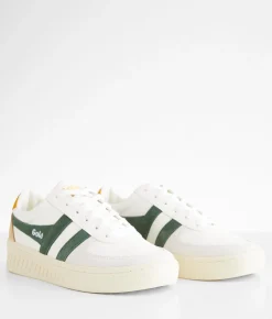 Gola® Grandslam Trident Sneaker White Evergreen Sun New