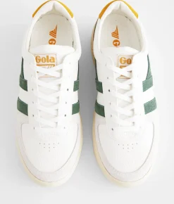 Gola® Grandslam Trident Sneaker White Evergreen Sun New