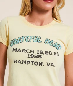 Life Clothing Grateful Dead Band T-Shirt Mellow Yellow
