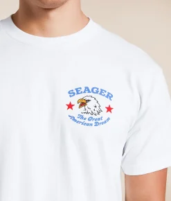Graphic T-Shirts | Seager Great American Dream T-Shirt White