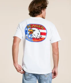 Graphic T-Shirts | Seager Great American Dream T-Shirt White