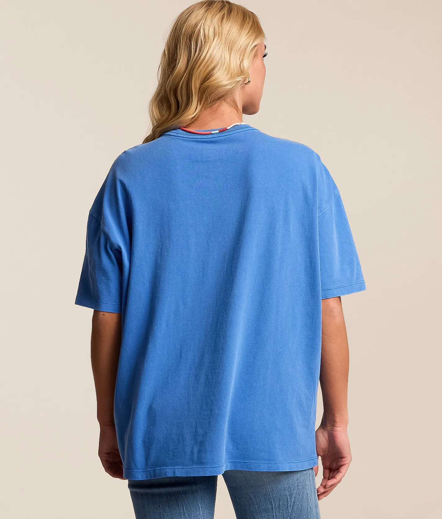 Tops | Billabong Greatest Waves Oversized T-Shirt True Blue