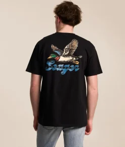 Tops|Graphic T-Shirts | Seager Greenhead T-Shirt Black