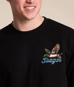 Tops|Graphic T-Shirts | Seager Greenhead T-Shirt Black