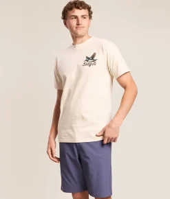 Seager Greenhead T-Shirt Vintage White Discount