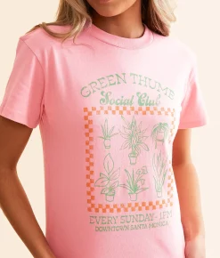 Tops | Desert Dreamer Green Thumb Social Club Baby T-Shirt Morning Gloru