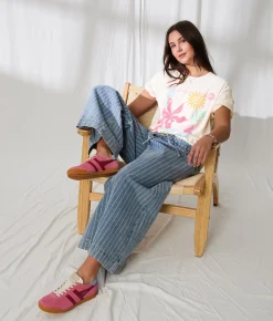 33 Coastal Greetings From Paradise Oversized T-Shirt Cream Best