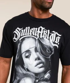 Sullen Grey Scale T-Shirt Jet Black Outlet