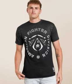 Tops|Graphic T-Shirts | American Fighter Griffith T-Shirt Black Mass