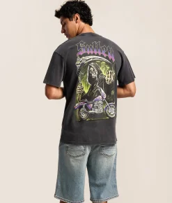 Sullen Grim Highway T-Shirt Vtg Black Light Mineral W New