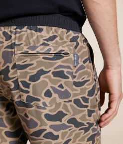 Bottoms|Shorts | BURLEBO Guage Camo Athletic Stretch Short Gauge Camo