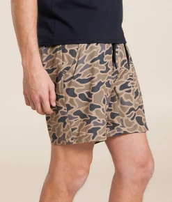 Bottoms|Shorts | BURLEBO Guage Camo Athletic Stretch Short Gauge Camo