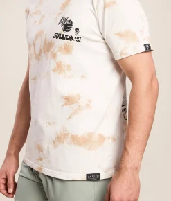 Graphic T-Shirts | Sullen Guess What T-Shirt White Tan Crystal Wash
