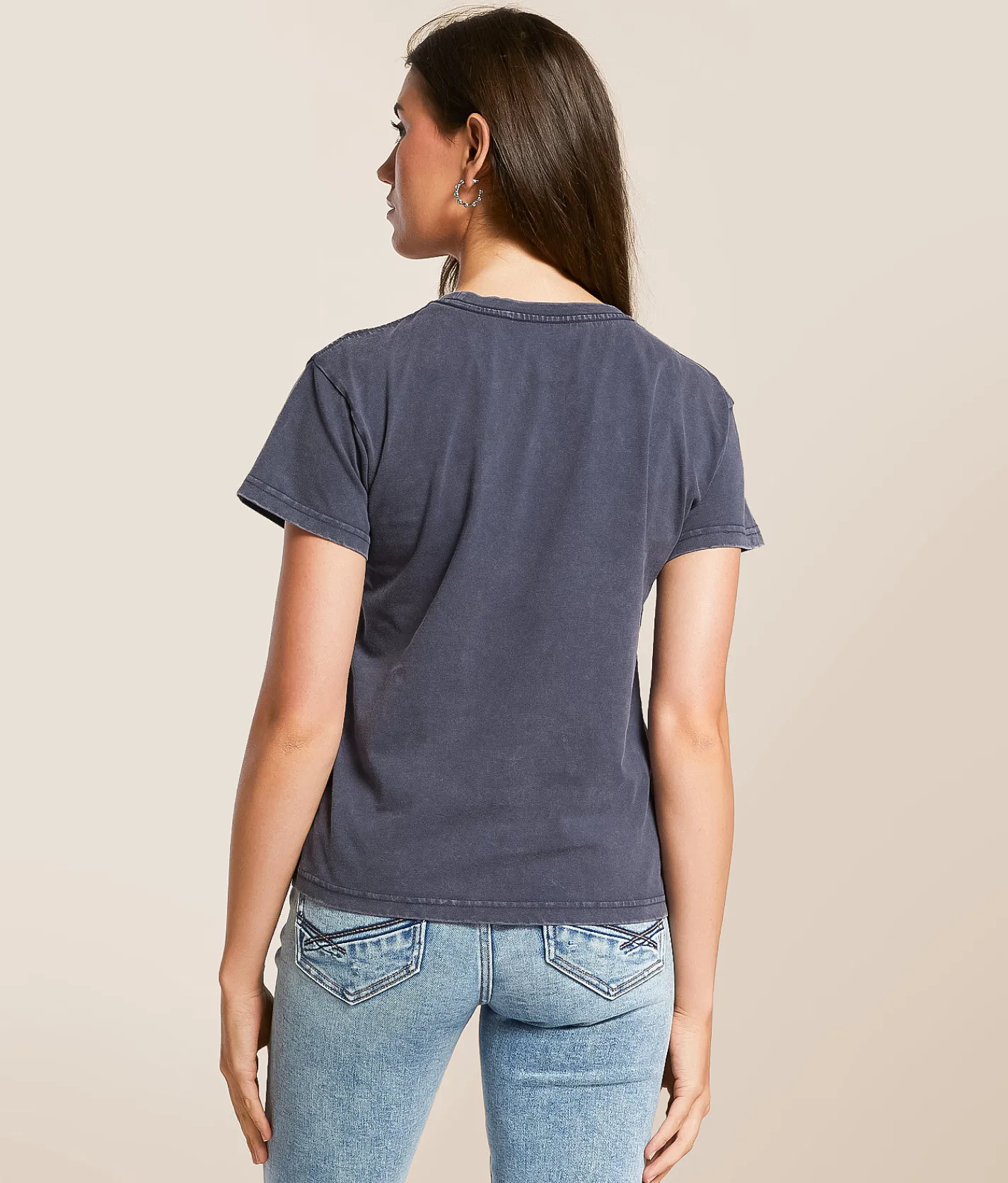 Tops | Wrangler® Guitar & Roses T-Shirt Odyssey Grey
