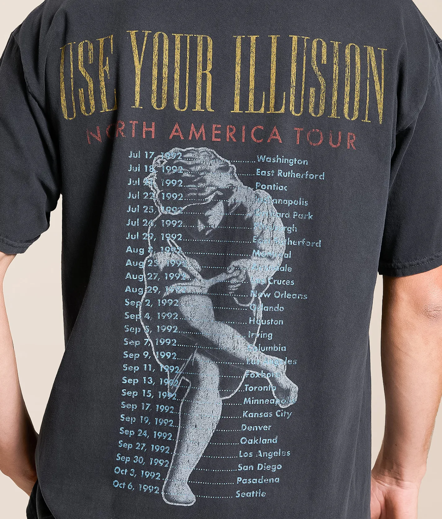 Tops | Goodie Two Sleeves Guns N' Roses Band T-Shirt Black