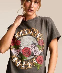 Bravado Guns N' Roses Band T-Shirt Washed Charcoal Hot