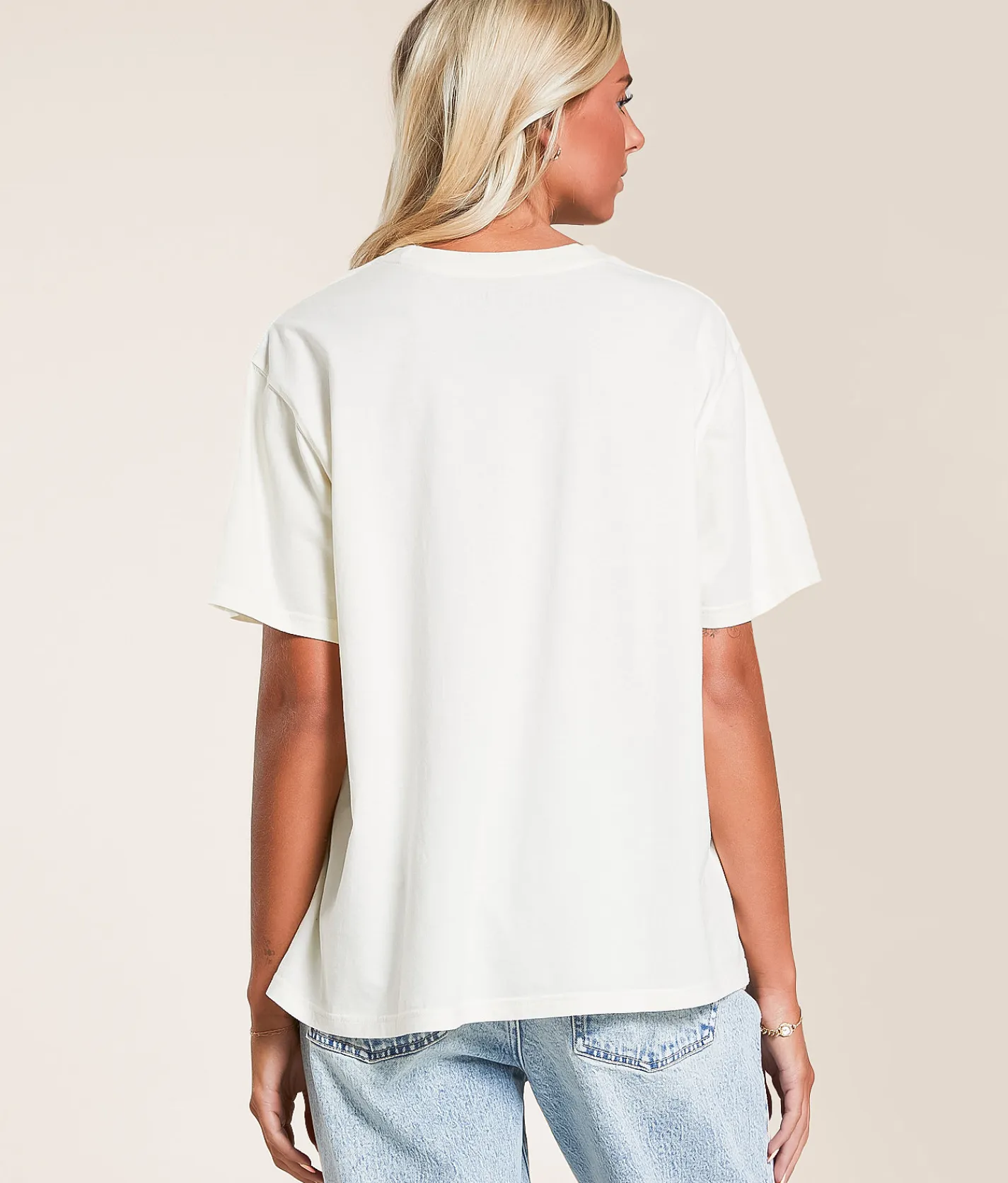 Tops | Life Clothing Guns N' Roses Paradise City Band T-Shirt Cream
