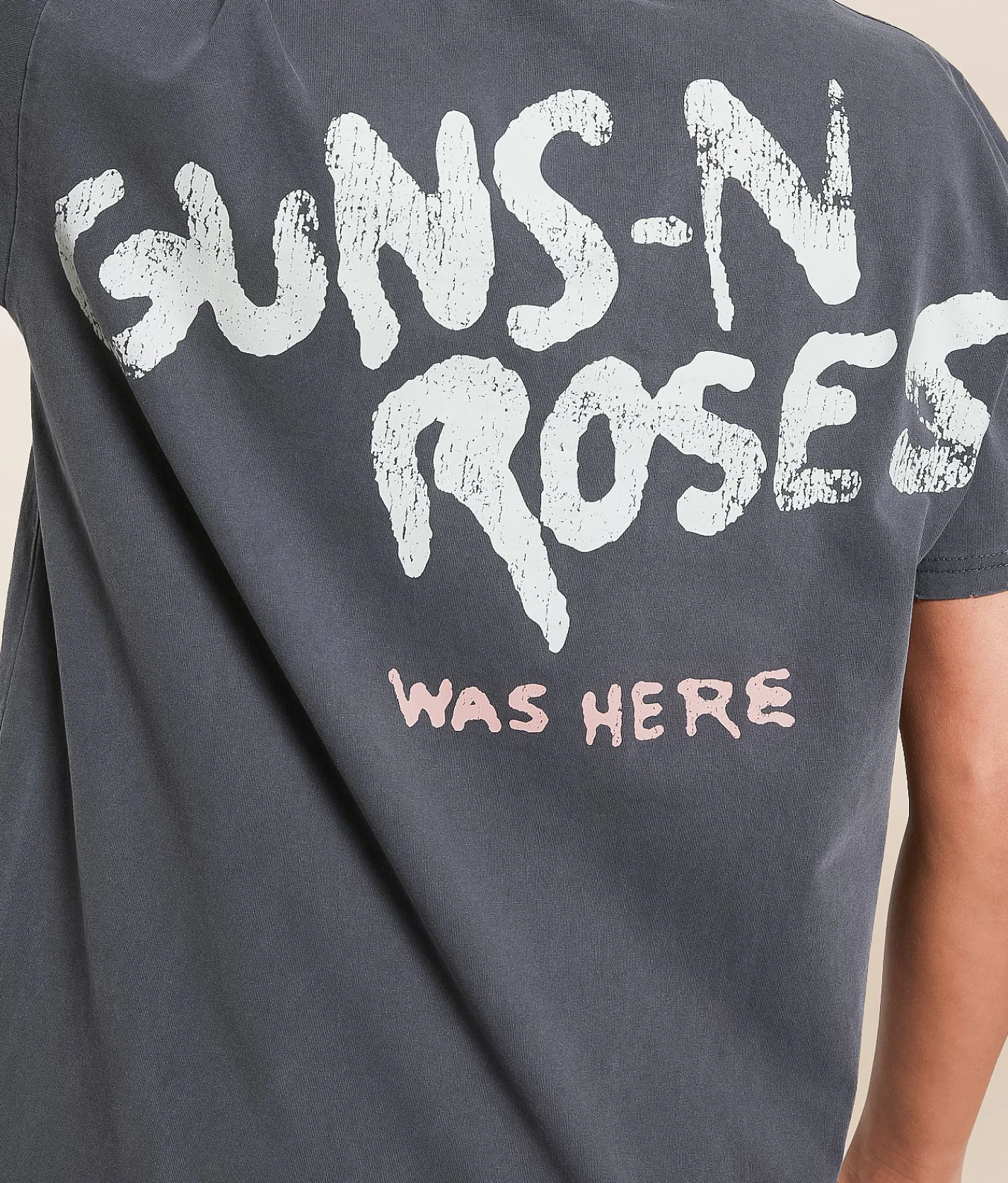 Tops | Goodie Two Sleeves Guns-N-Roses Oversized Band T-Shirt Washed Black