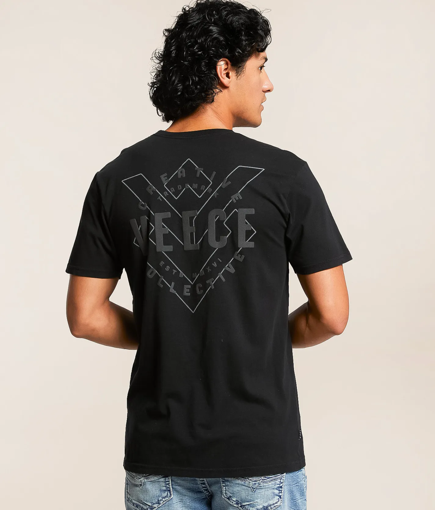 Veece Hairline T-Shirt Black Hot