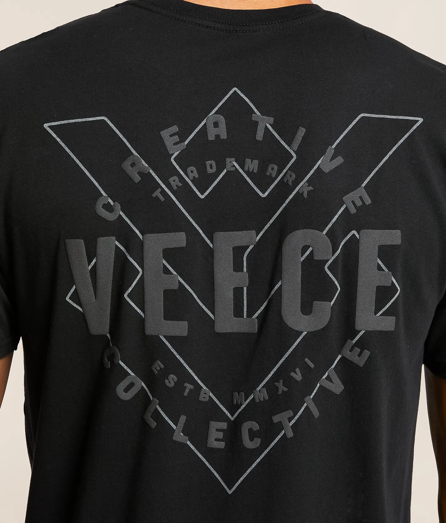 Veece Hairline T-Shirt Black Hot