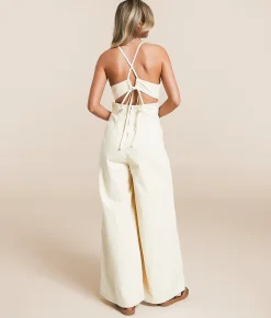 Rompers & Jumpsuits | By Together Halter Strappy Jumpsuit Light Blue