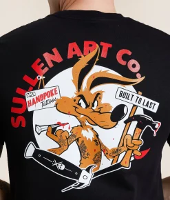 Sullen Hand Poke T-Shirt Jet Black