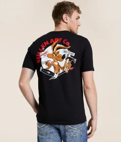 Sullen Hand Poke T-Shirt Jet Black