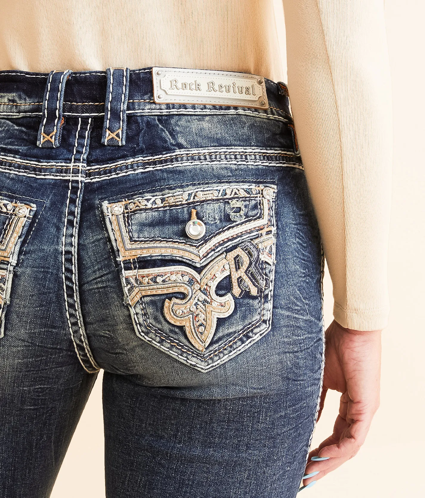 Jeans|Bottoms | Rock Revival Haniel Easy Tailored Boot Stretch Jean Haniel TE200