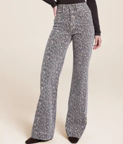 Jeans | HIDDEN Happi Flare Stretch Jean Cheetah