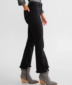 Jeans|Bottoms | HIDDEN Happi Cropped Flare Stretch Jean Black