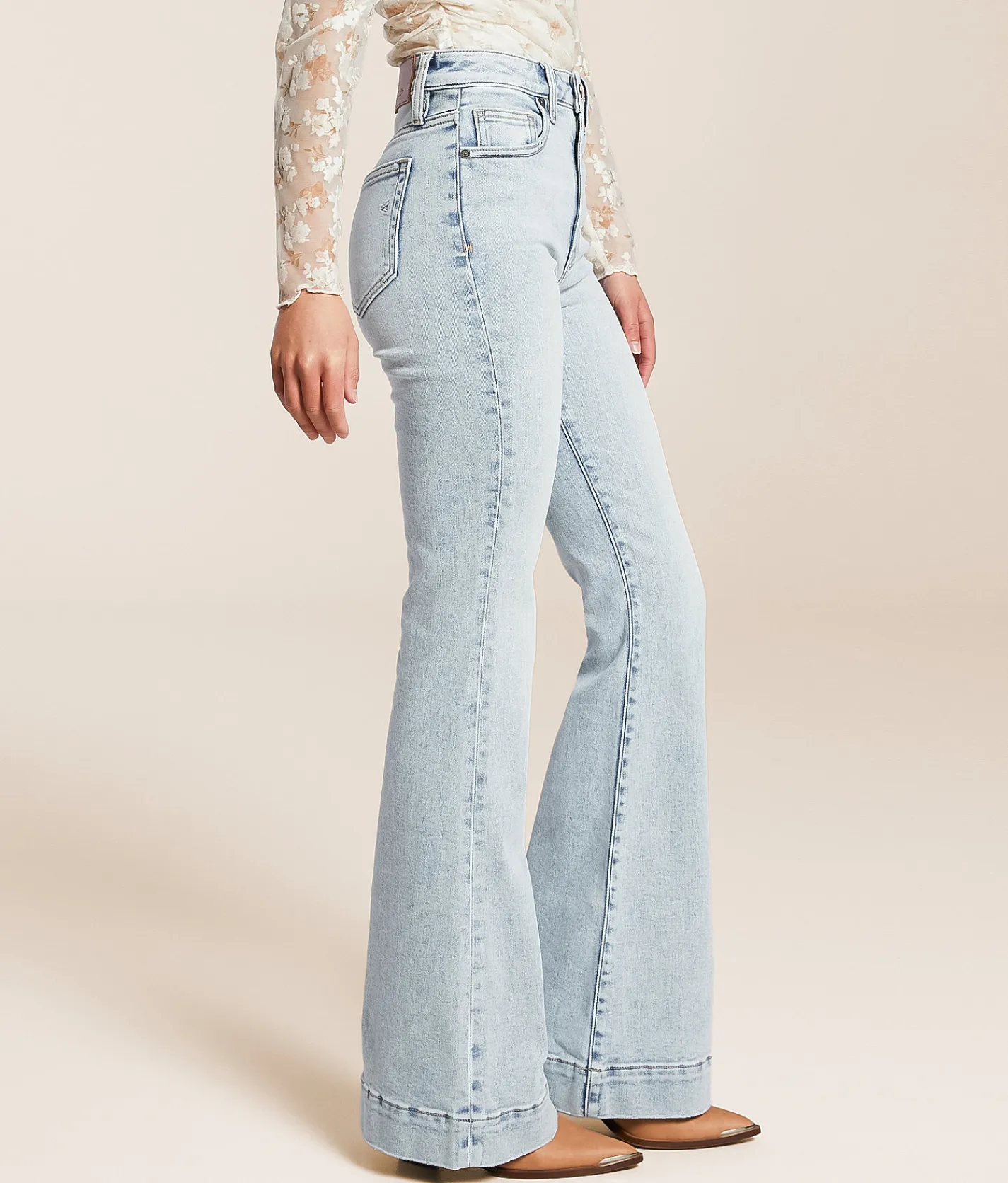 Jeans|Bottoms | HIDDEN Happi Flare Stretch Jean Light