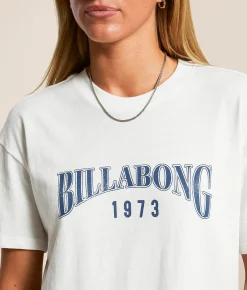 Billabong Happy Paths Tomboy T-Shirt Salt Crystal Sale