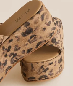 Mi.iM Harbor Platform Sandal Leopard Sale