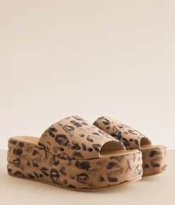 Mi.iM Harbor Platform Sandal Leopard Sale