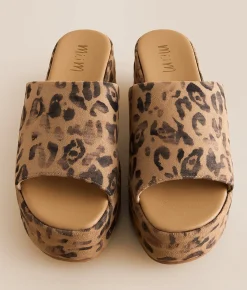 Mi.iM Harbor Platform Sandal Leopard Sale