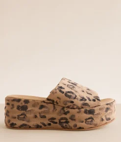 Mi.iM Harbor Platform Sandal Leopard Sale