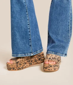 Mi.iM Harbor Platform Sandal Leopard Sale