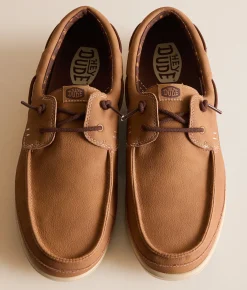 HEYDUDE™ Harbor Low Classic Shoe Bone Brown Multi Sale