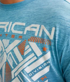 Graphic T-Shirts | American Fighter Harcourt T-Shirt Coastal Shade Colonial Bl