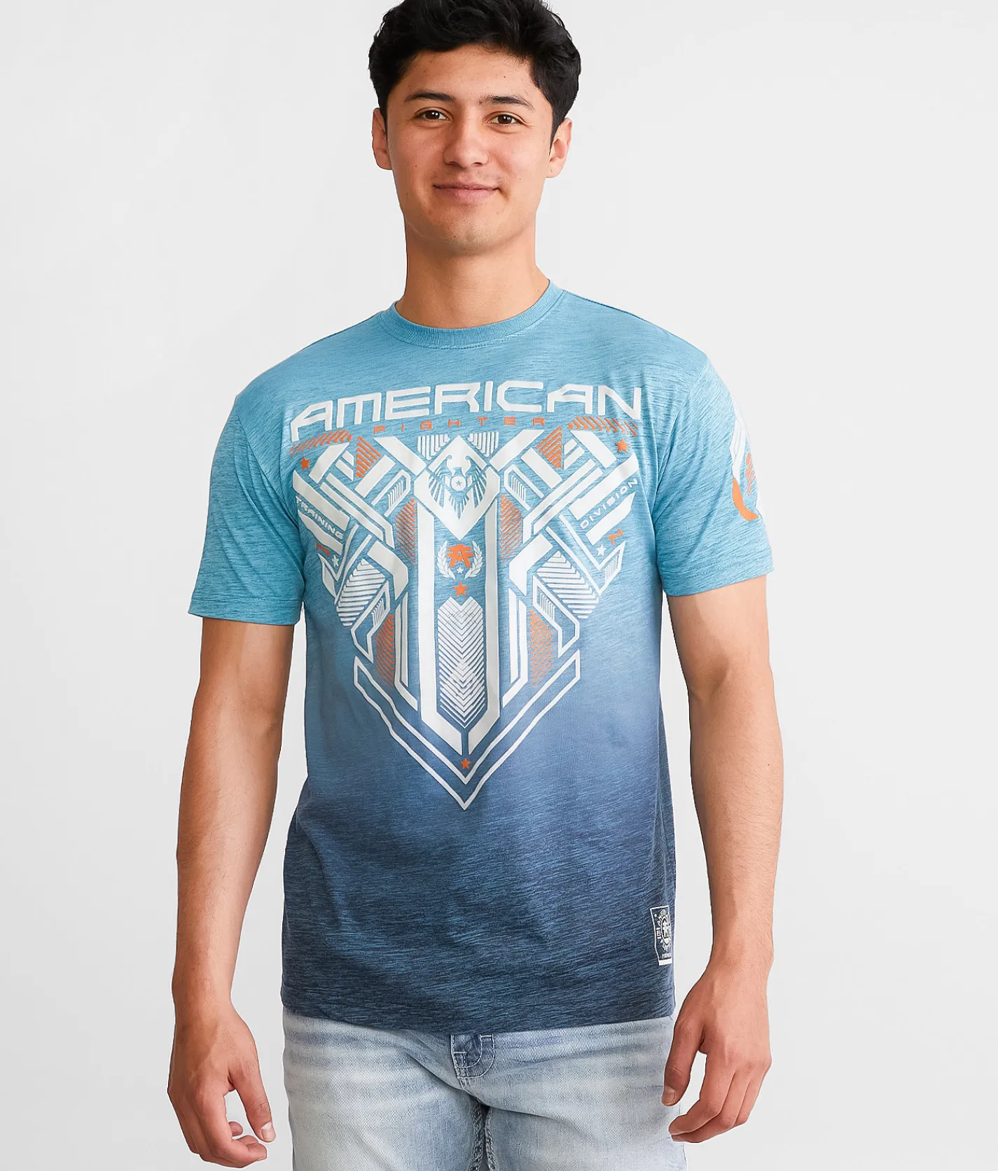Graphic T-Shirts | American Fighter Harcourt T-Shirt Coastal Shade Colonial Bl