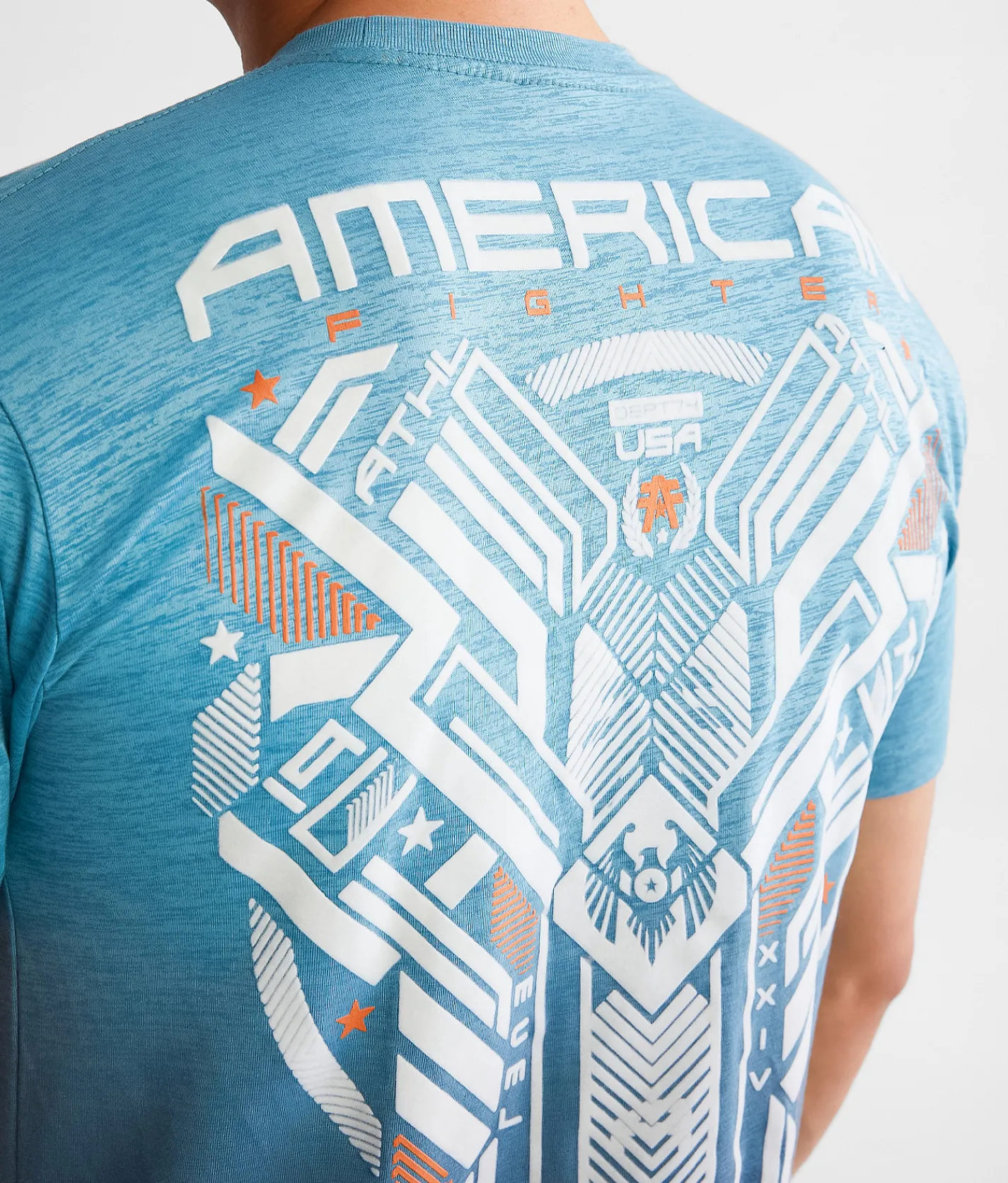Graphic T-Shirts | American Fighter Harcourt T-Shirt Coastal Shade Colonial Bl
