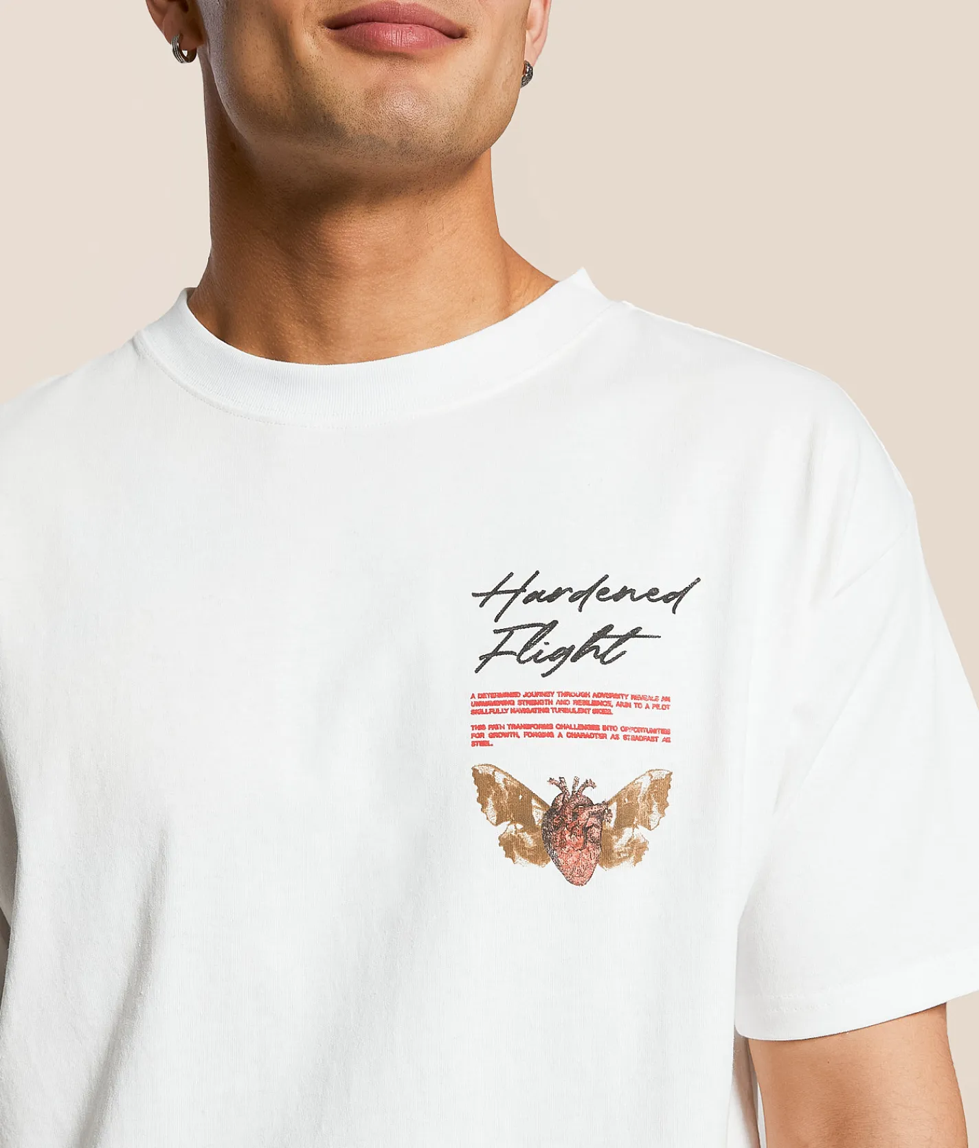 CVLA Hardened Flight T-Shirt White Clearance