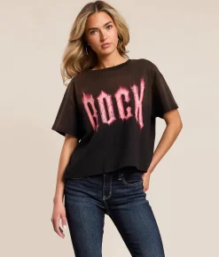 Rock Revival Hard Rock T-Shirt Black New