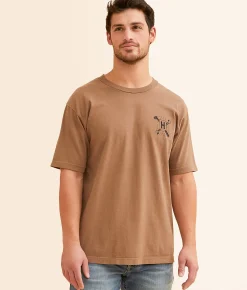 Graphic T-Shirts | Howitzer Hard Work T-Shirt Cocoa Mocha