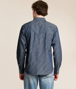 Ariat Harlan Retro Fitted Shirt Navy Best
