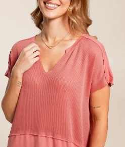 Tops | White Crow Harley Top Mineral Red