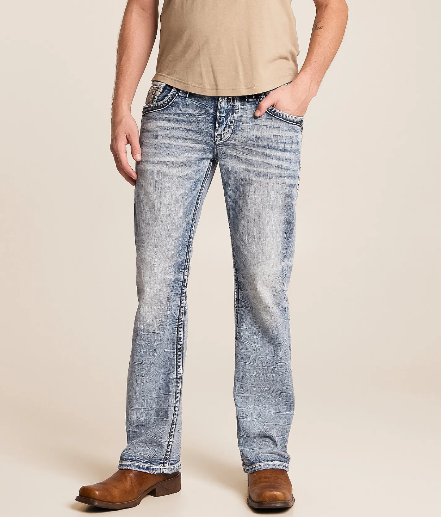 Rock Revival Harlon Slim Boot Stretch Jean Harlon SB200 Hot