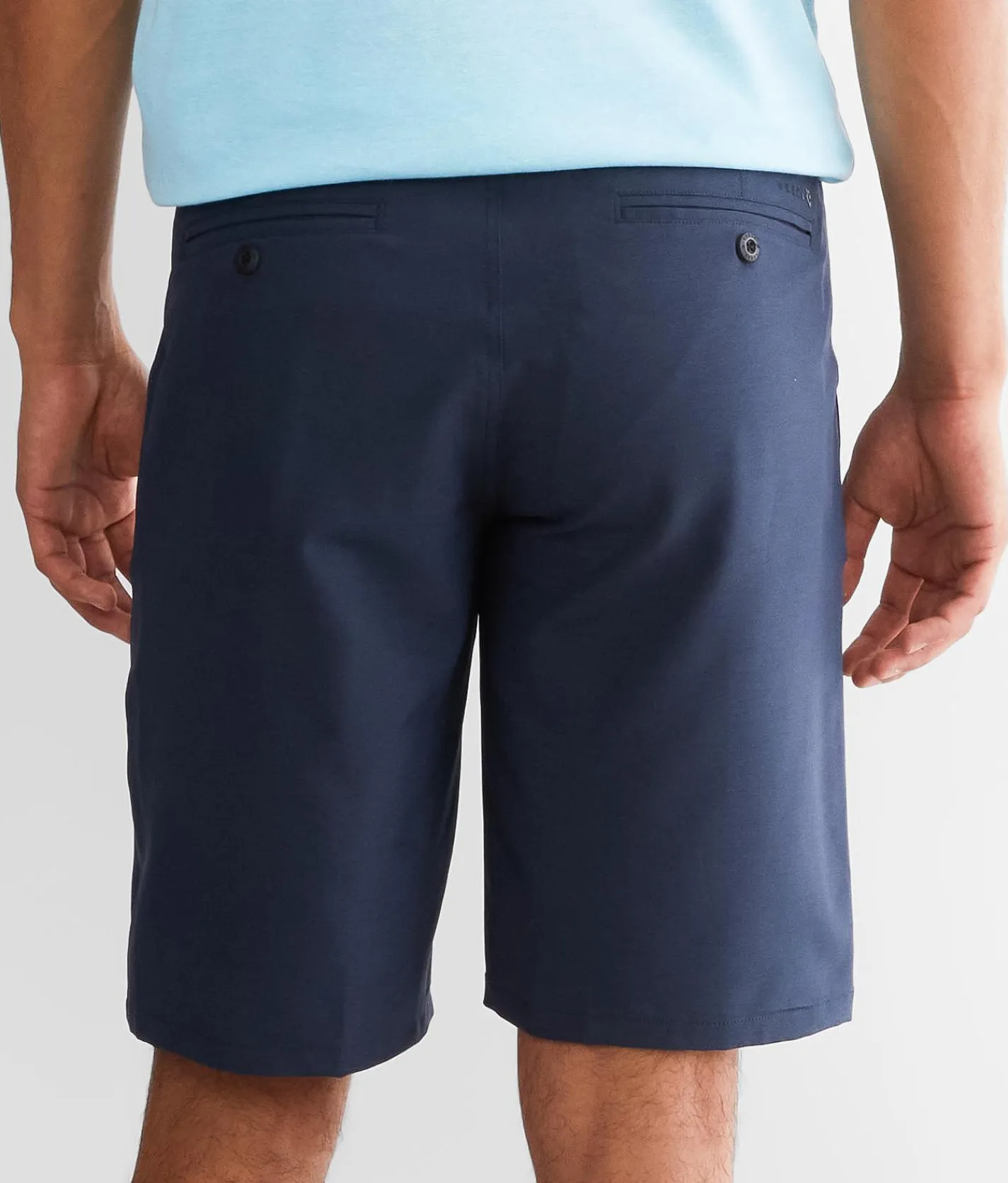 Veece Harman Stretch Walkshort Black Navy Clearance